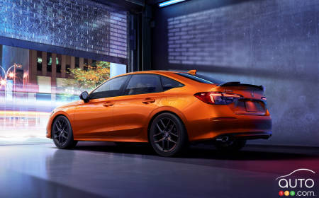 2022 Honda Civic Si, three-quarters rear